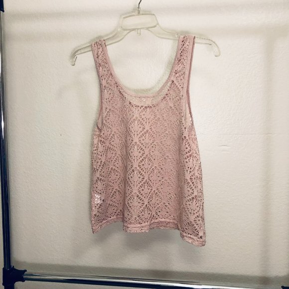 Aeropostale Sheer Sleeveless Top - Picture 2 of 2